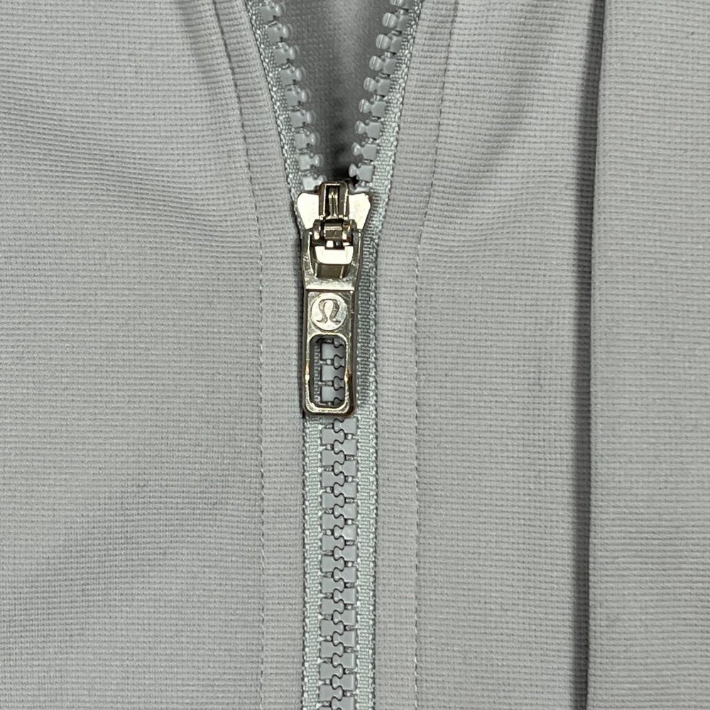 Lululemon City Sweat Track Jacket Smoke Gray Full Zip Up Athleisure Mens Size L - Picture 5 of 7